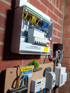 Consumer unit installed by JJB Electrical in Epping