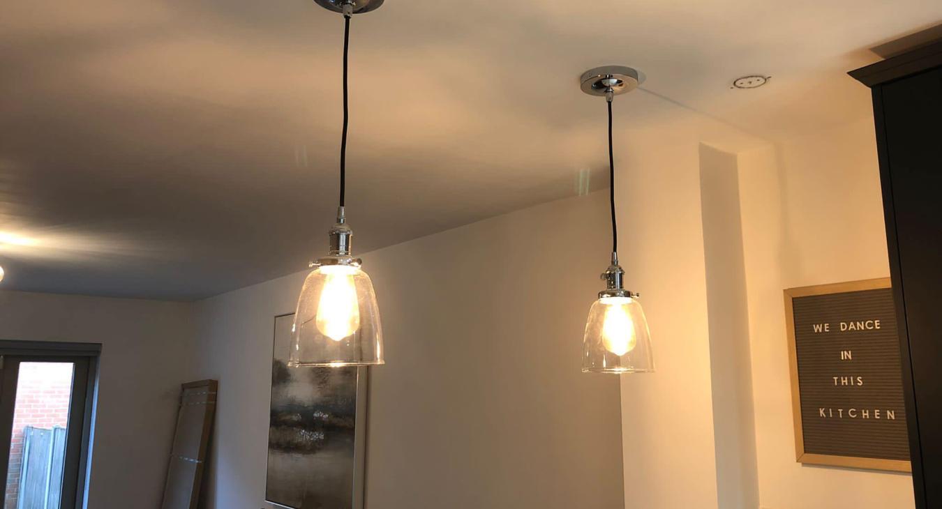 Kitchen lighting upgrades in Cheshunt