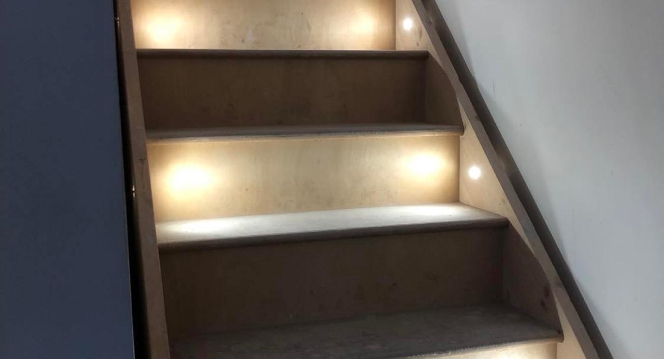 Stairway lighting in Cheshunt