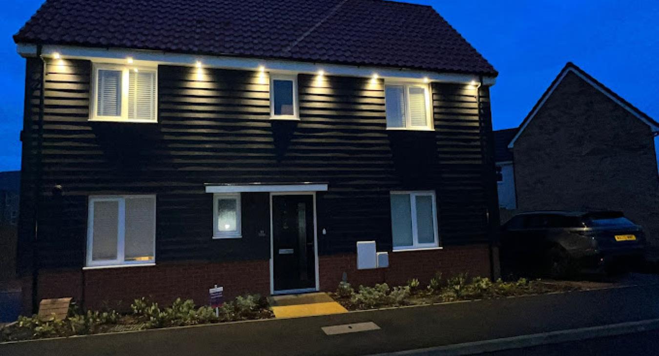 LED Security lighting installed by JJB Electrical in Hertfordshire